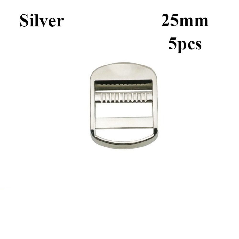 5pcs 3 Colors Metal Ladder Lock 20/25/32mm Belt Buckles Webbing Accessories DIY Backpack Straps