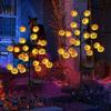 Garten Halloween Kürbis Beleuchtungsset Automatische Stilvolle Beleuchtung Dekorativ Spukhaft Schaffen Dekorative Lichter Solarbetriebene Lichter, Außen,