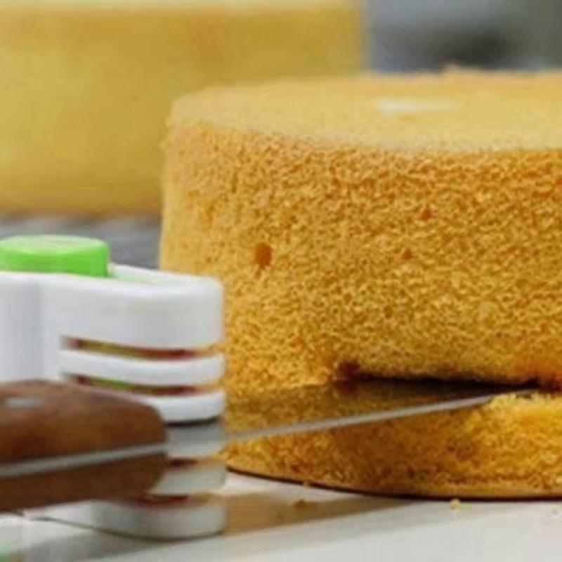 2pcs/Pack Cake Slicer Cutter 5 Layers Cake Bread Leveler Slicer Set DIY Fixator Cutting Tools Kitchen Cake Accessories
