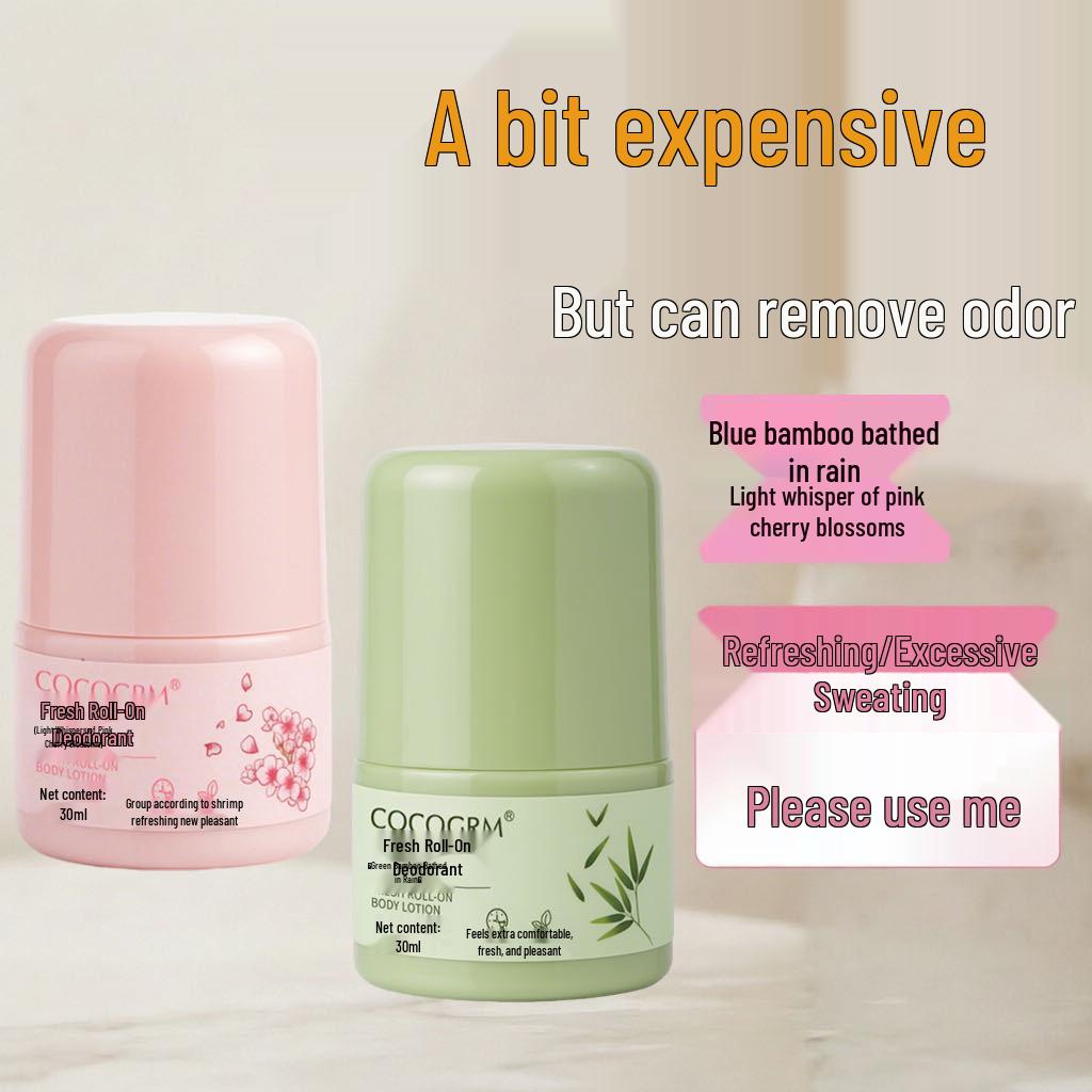 Refreshing Summer Antiperspirant Roll-On Deodorant - Portable and Fragrant Underarm Odor Neutralizer