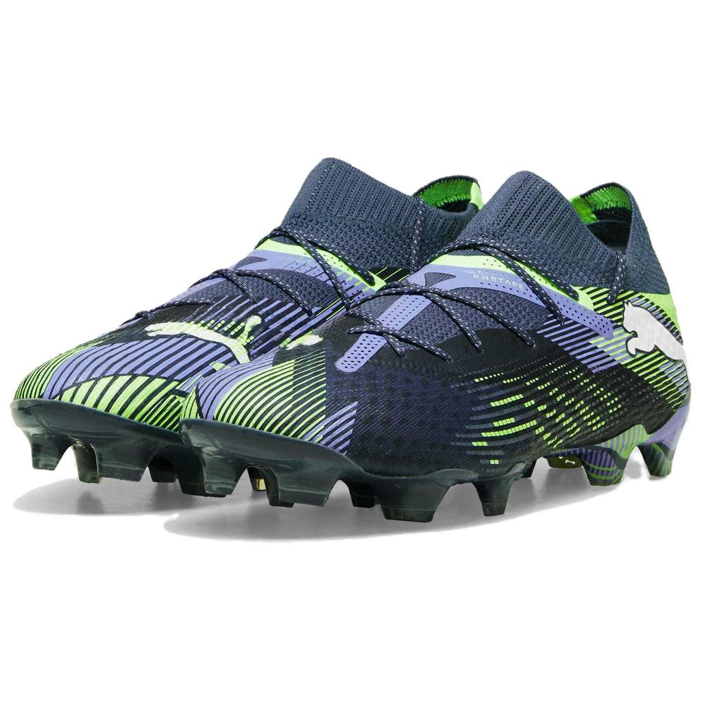 Puma Future Ultimate 7 FG AG Lights Out Pack Unisex Sneakers Zwart Grijs-Skies Wit 107916-03