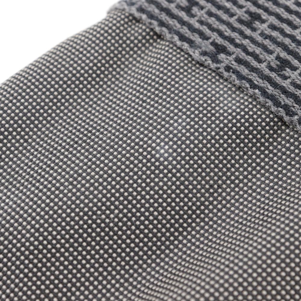 Hermes Herline Tote GM Tote Bag Gray Nylon Canvas Unisex Used