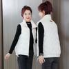 New Down Cotton Vest Women's Clothing Autumn and Winter Short Stand-up Collar Vest Small Fashionable Outer Wear Thickened Vest Jacket