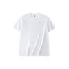 Anta Solid Color Outdoor Casual Sports Crew Neck Pullover Short Sleeve Drop Shoulder T-Shirt Unisex T-Shirts Snow-White 972428109-1