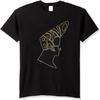 NOTEE Men's Mens Johnny Bravo Short Sleeve Bravo Hair Tee Size T-Shirts Black