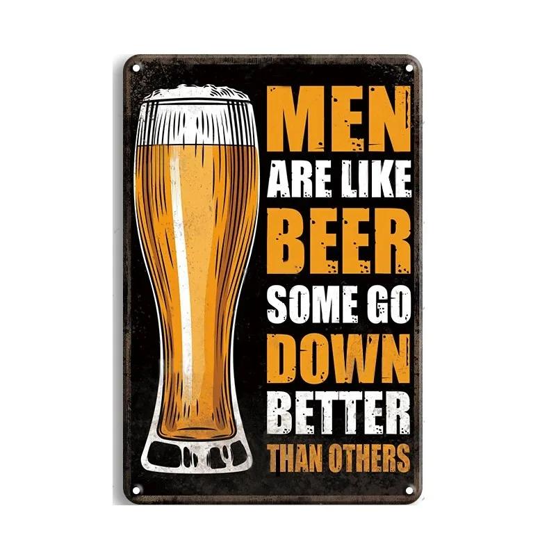 Vintage Cheers Sör Koktél Bádog Táblák Dekoráció Poszter Fém Táblák Fal Bádog Lemez Festmény Férfibarlang Bár Kávézó Művészeti Plakettek Dekoráció
