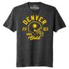 Denver Gold 1983 USFL Football TRI-BLEND Tee Shirt