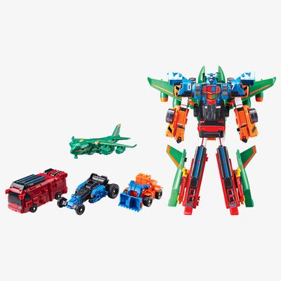 Young Toys Tobot V MINI König Potrun (4-stufiger Kombinationsroboter)