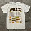 Rare! Wilco Band ANNOUNCES 2025 TOUR Shirt Unisex Concert S To 5XL Unisex T-Shirt