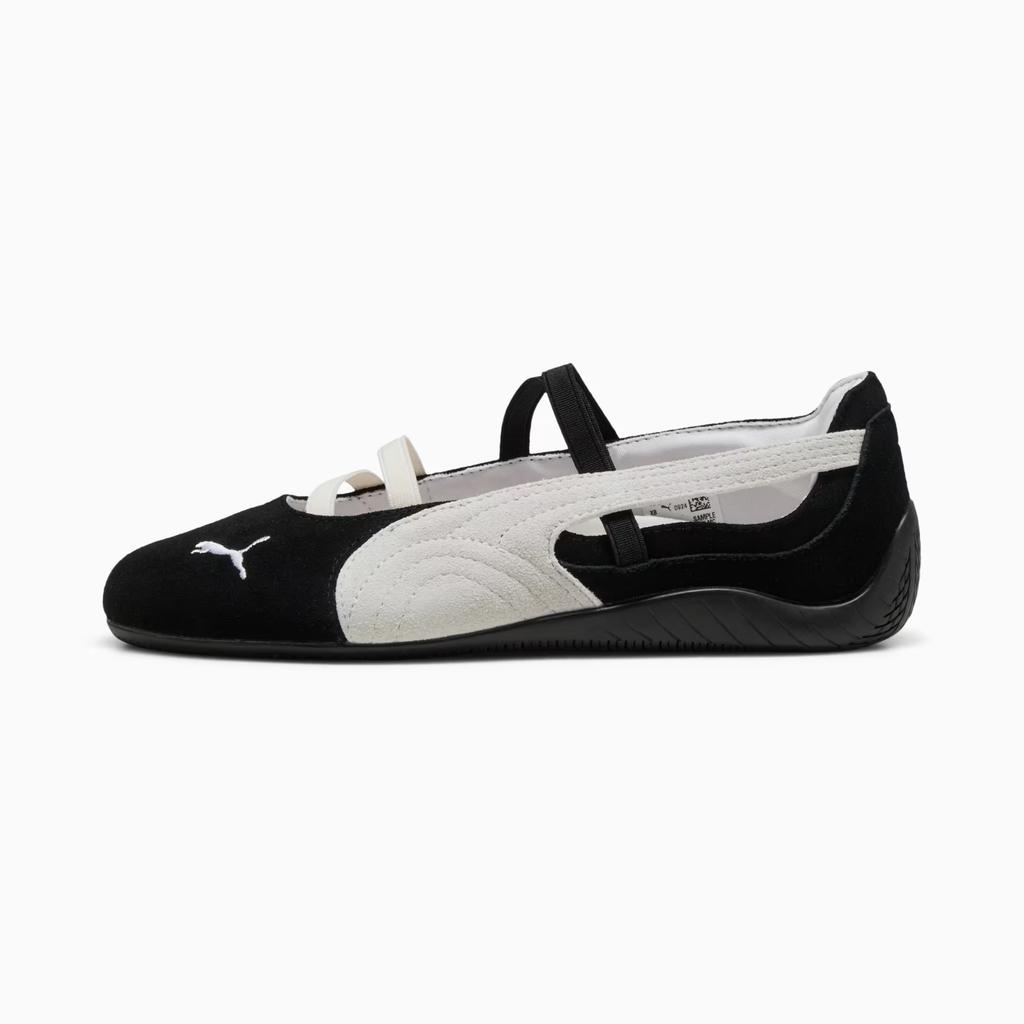 401287-06 Puma Speedcat Ballet Suede Puma Black Puma White Warm White (Women's)