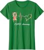 Orange Ribbon Heartbeat COPD Awareness Gifts Ladies' Crewneck T-Shirt Unisex T-Shirt