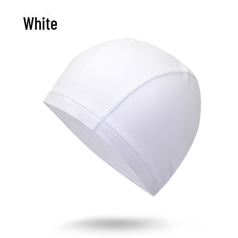Waterproof High Elastic Unisex Swimming Cap with Ear Protection for Long Hair