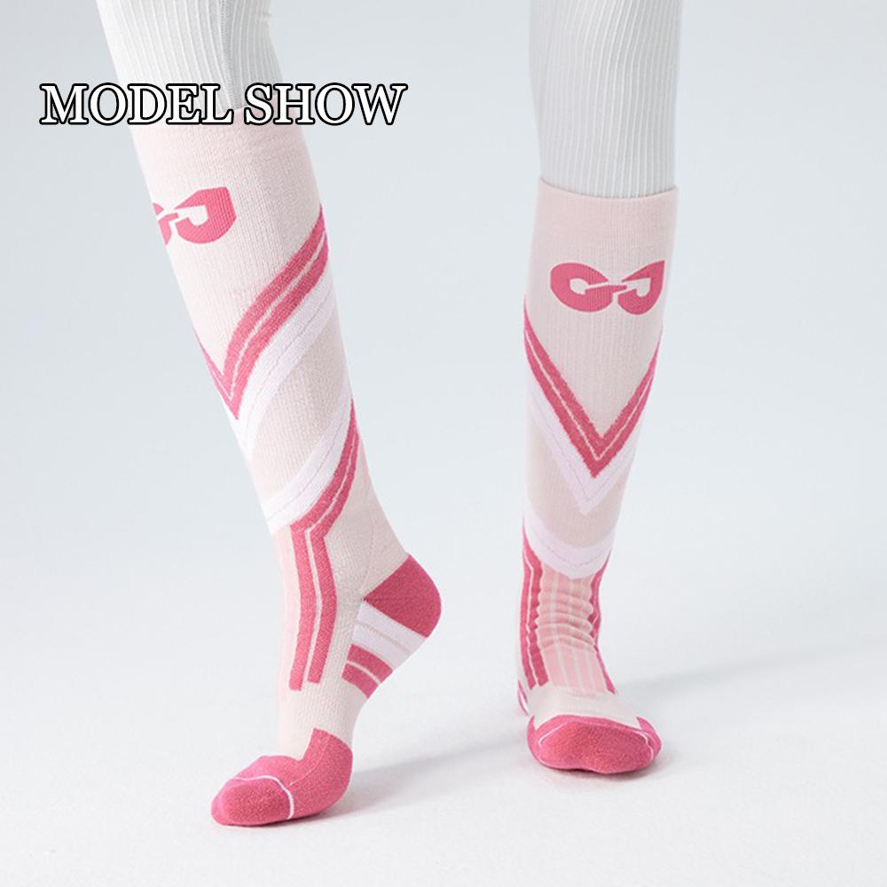 Ski Socks for Men, Women , Warm Cotton Ski Socks, Thermal Winter Socks with Padding, Knee Socks, Ski Socks for Winter, Snowboarding