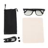 AI Translator Glasses Bluetooth 134 Languages Real Time Translation Blue Lights Blocking Smart Glasses for Travel