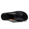Fashion Comfy Summer Men's Classic Casual Slippers Leather Slippers Lightweight Stylish Outdoor Indoor Shoe Durable Non - Slip Slippers
