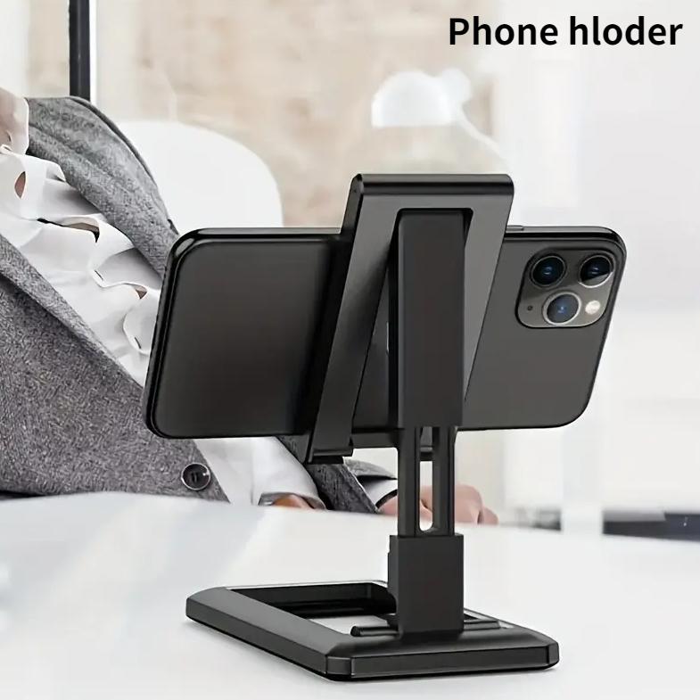 Vikbar surfplatta Mobiltelefon Bordstelefonställ för iPad iPhone Samsung bordshållare Justerbar bordsfäste Smartphoneställ
