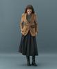 Drawfit Women Wool Cotton Double Welt Single Blazer [Ash Cream]