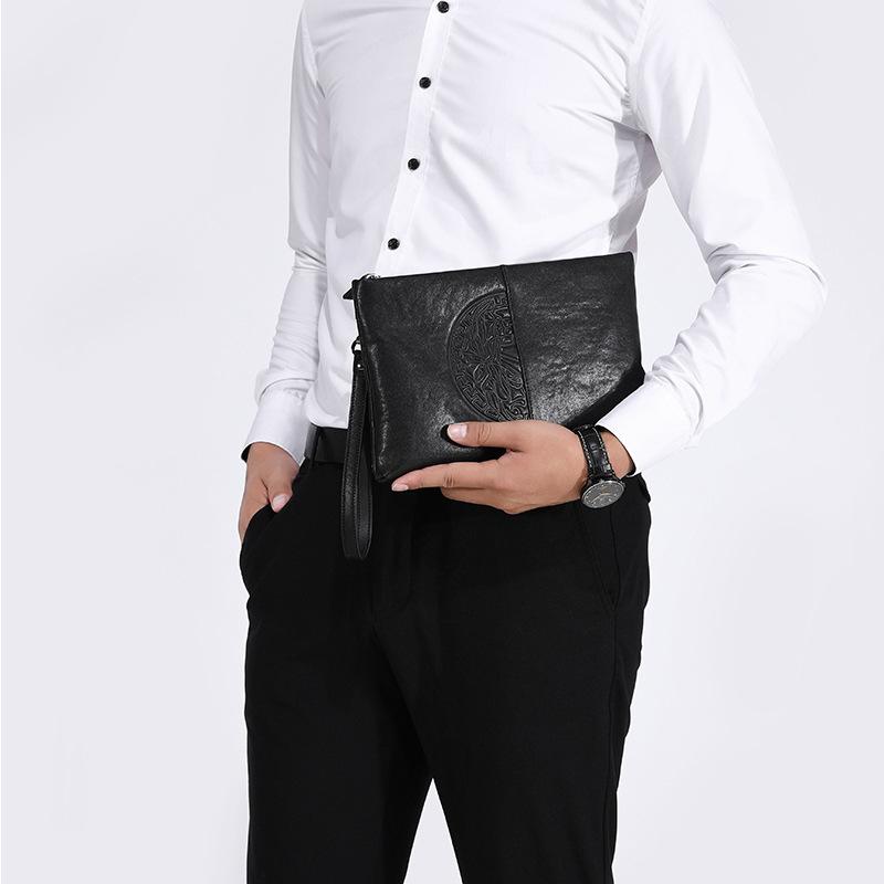 Handbag Male Korean Men's Envelope Handbag Business Clutch Bag Large Capacity Clutch Bag