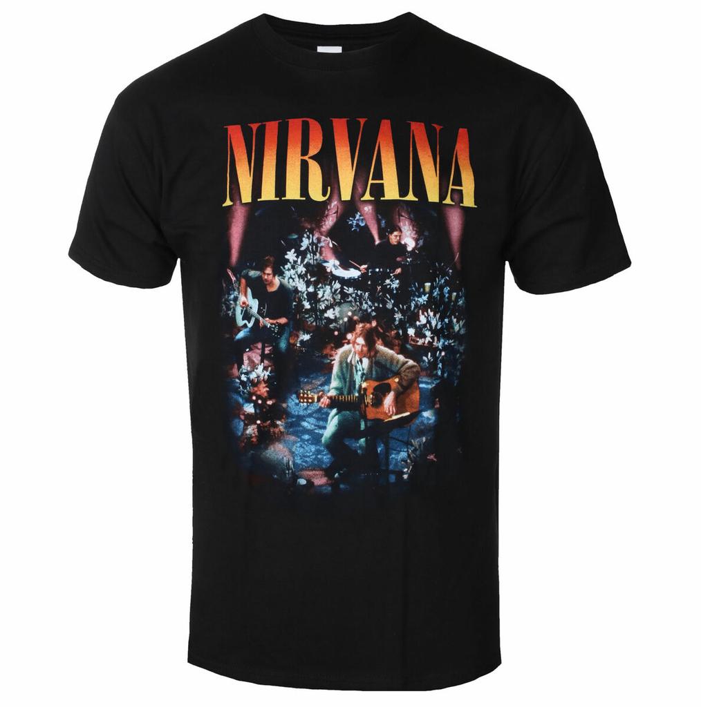 Camiseta de Algodón con Gráfico Retro de Nirvana Unisex Manga Corta de Verano Marca de Moda Camiseta Casual de Lujo Camisetas Vintage