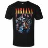 Camiseta de Algodón con Gráfico Retro de Nirvana Unisex Manga Corta de Verano Marca de Moda Camiseta Casual de Lujo Camisetas Vintage
