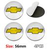 Car Wheel Hubcap Center Cover Sticker 56mm for Chevrolet Cruze Silverado Traverse Spark Equinox Cobalt Malibu Aveo Sonic Orlando