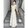 Floral Suspender Dress Children's Summer 2025 New Temperament Waist Pear-shaped Body Dress