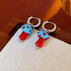 Mini Mushroom Dangle Earring Earrings Buckle Cute Earring Cute Mushroom Earrings Vacation