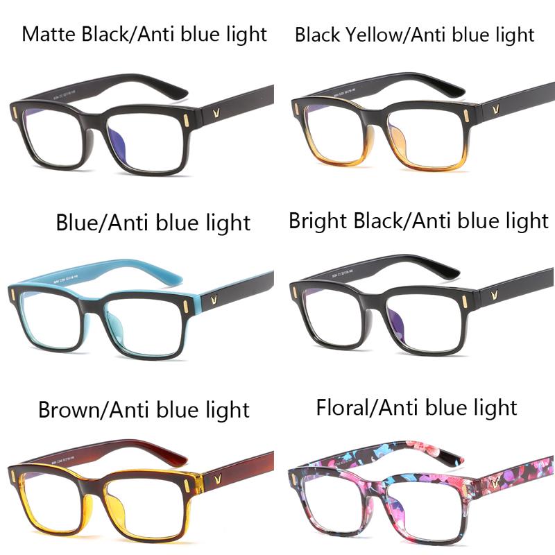 Unisex-Gaming-Brille, Computer, Anti-Ermüdung, blaues Licht, blockierend, UV-Schutz, V-förmige Brille