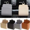 PU Leder Auto Air Vent Dashboard Hängen Taschen Auto Innen Box Brille Telefon Halter Lagerung Organizer Auto Zubehör
