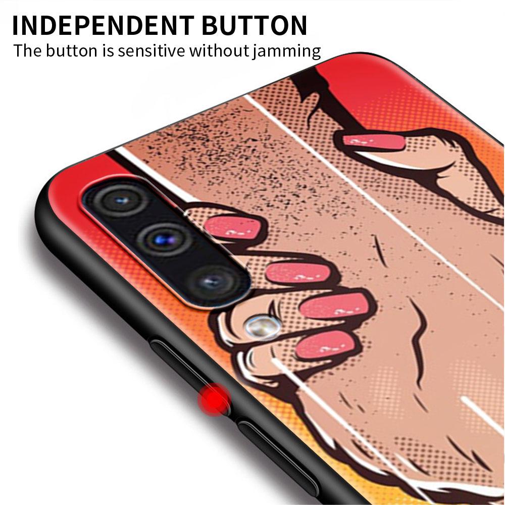 Soft Case For Samsung Galaxy Note 20 Ultra 10 Plus Lite A50 A70 A20 A40 A20e 9 8 A60 A10e Funda Phone Cover Sexy Tattoo Girl Sac