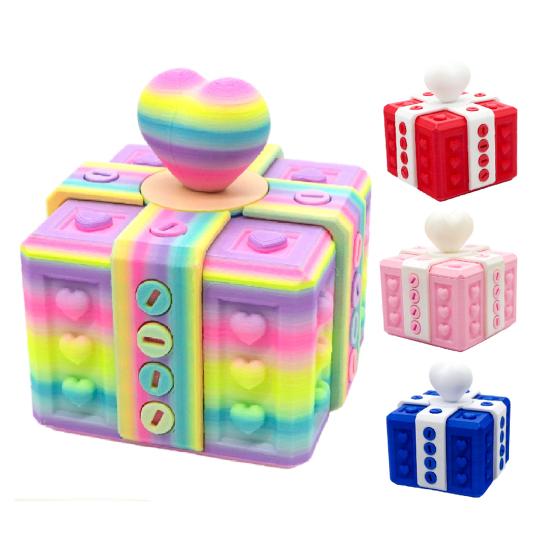Vervelende Cadeaubox 3D Geprinte Puzzel Cadeaubox Herbruikbare Prank Schroef Cadeauboxen Nieuwigheid Geld Kaart Container voor Verjaardag Kerst
