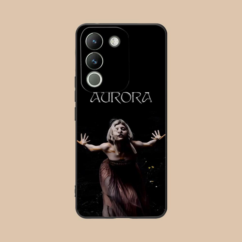 Aurora Aksnes Matte TPU Mobile Phone Case for VIVO V60 V50 V40 V30 V29 V27 V25 V23 Pro Lite 5G Colorful Printing Cover