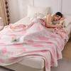 Class A Cotton Six-layer Gauze Throw Blanket Machine Washable Towel Quilt Summer Air Conditioning Cool Quilt Soft Breathable Sofa Cover Blanket Home