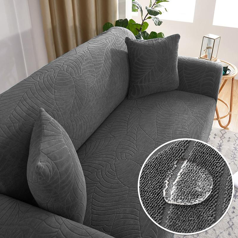 Sofa Cover for Living Room Thick Elastic Jacquard Cover for Sofa Couch Armchair 1/2/3/4 Seater L Shaped Corner Sofa Cover