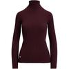 Polo Solid Color High Neck Modal Blend Long Sleeve Knit Sweater Classic Edition Women Sweater 200643398-080