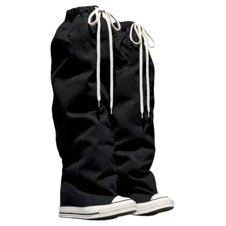 Vaquera X Converse  Chuck Taylor All Star XXXHi Slouch Wedge Black Women Sneakers White Egret A17691C