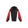 Windjack Casual Sport Splicing Met Capuchon Training Logo Geweven Jas Heren Buitenjas Zwart DQ8642-010