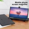 Mobile Phone Screen Magnifier 3D High-definition Magnifying Projector Screen Enlarger for Movies Videos Gaming Foldable Phone Stand with Screen
