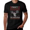 Frosty the Swoleman Ugly Christmas Sweater Funny Snowman T-Shirt Work Wear Tee