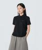 SNOWPEAK APPAREL Pique Women'S Basic Polo Shirt (S26Mwfps67) Black