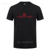 Funny Birthday Gifts Men Husband Dad Father Guys Friend Son Mountain Biker Heartbeat Pulse Cyclinger T Shirt Cycle TShirt