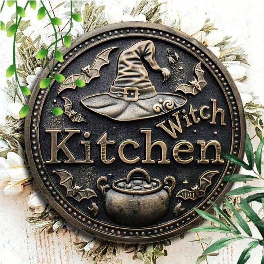 Viking Compass Metal Sign 8x8 Inch Rustic Tin Wall Art Decor Vintage Bedroom Porch
