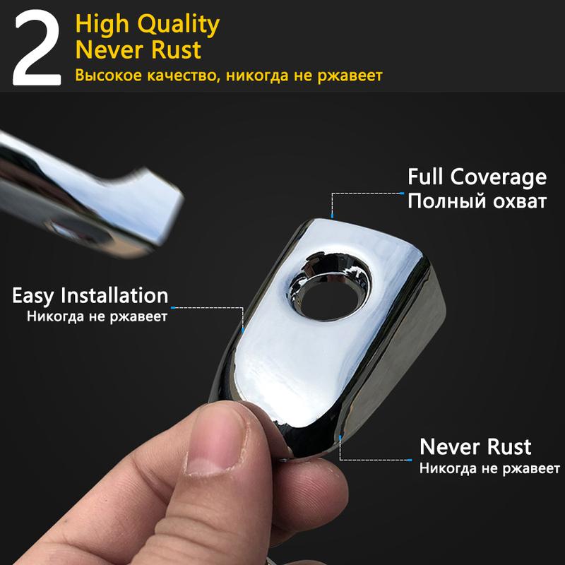 for Lexus IS XE30 30 2013~ Chrome Exterior Door Handle Cover Car Accessories Stickers Trim Set 2014 2015 2016 2017 2018