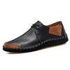 Men Casual Leather Shoes Comfortable Anti Slip Flat Shoes Soft Leather Shoes Hot Sales of Men Handcrafted Shoes In Large Size