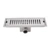 304 Stainless Steel Floor Drain Rectangular Channel Drain Durable Shower Floor Drain  Balcony