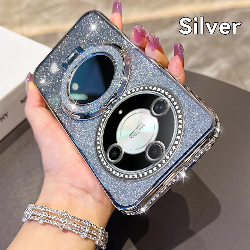 Für Honor Magic 5 Lite 6 Lite Luxus Mode Plattierung Stoßfeste Hüllen Magic 6 Lite Glitzer Schutzhülle Zubehör