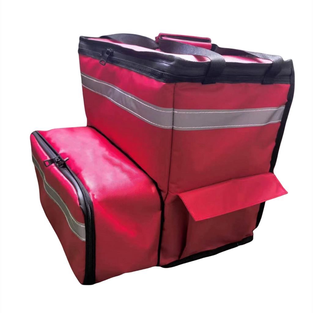 Multi-Scene Waterproof Thermal Delivery Bag, Expandable Large Capacity Insulated Food Carrier Backpack