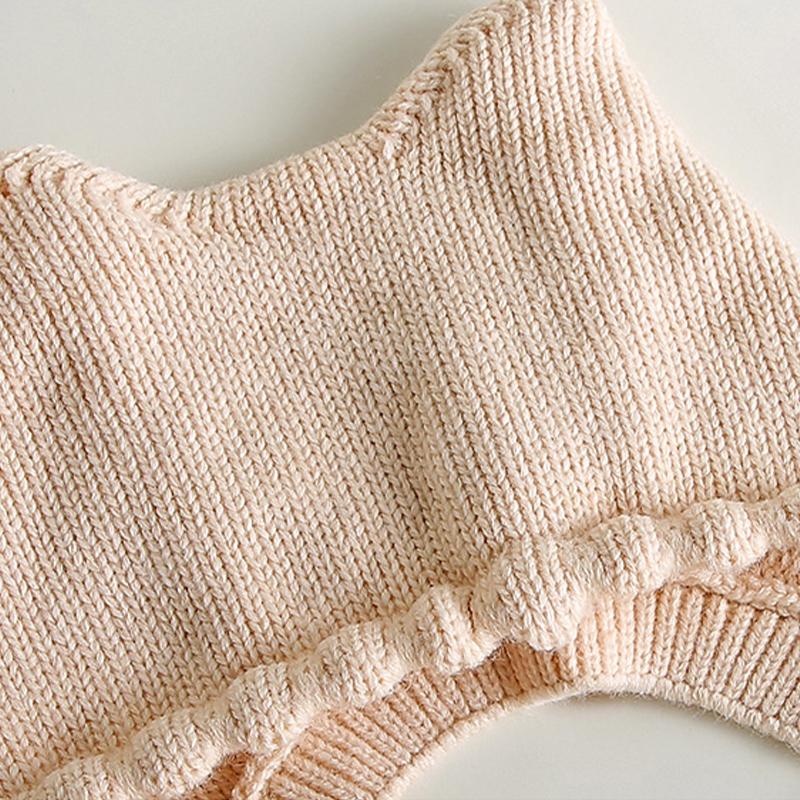 Nuovo cappello da bambino simpatico cartone animato orecchie tinta unita morbido cotone cappelli da neonato bambino ragazzo ragazza protezione calda berretti da lavoro a maglia