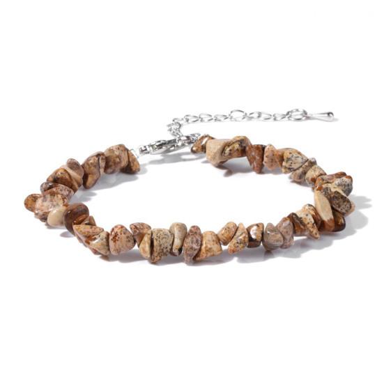 Dames Armband Onregelmatige Kralen Decoratie Verstelbare Lengte Niet-vervagende Armband Pols Sieraden Veelzijdige Accessoires