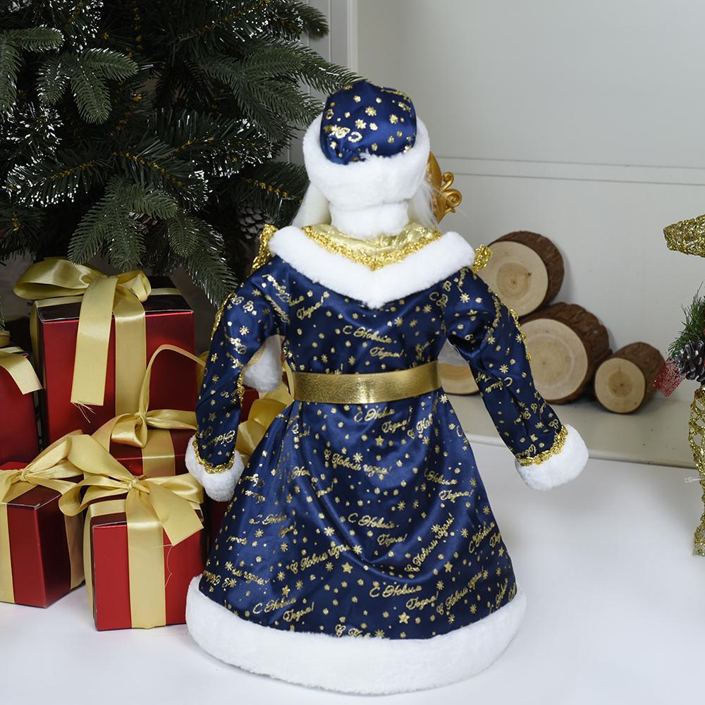 Weihnachtsmann, Schneewittchen, Süßigkeiten-Eimer mit Musik, Aufbewahrungstasche, Plüschpuppe, Weihnachtsdekoration, Geschenke, Neujahrsschmuck, Dekor